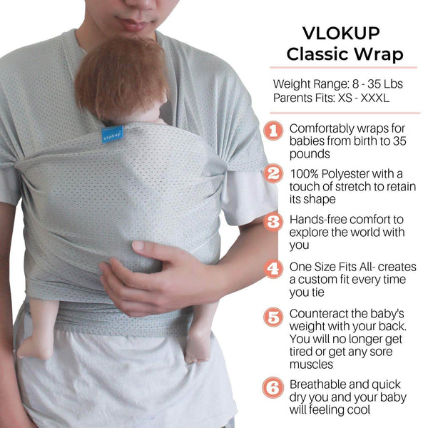 Vlokup baby sales water wrap