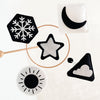 Montessori Mobile, Black and White Baby Crib Mobile, Sun, Moon, Star, Snow, Cloud