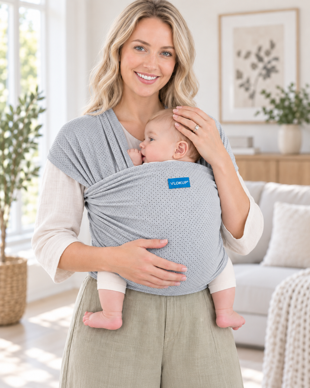 Baby Wrap Light Gray variant main image