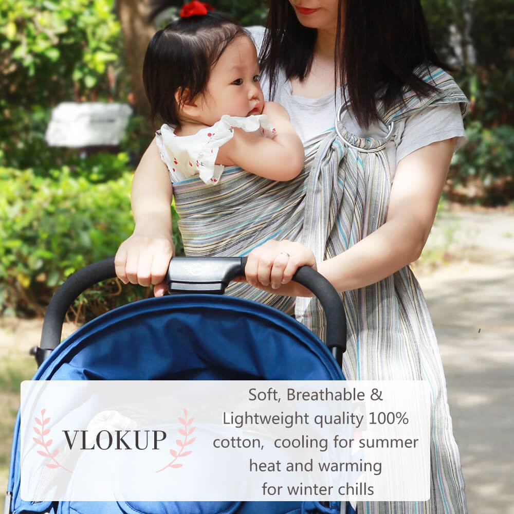 Vlokup Baby Ring Sling Dessert