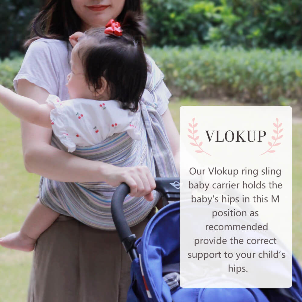 Vlokup Baby Ring Sling Dessert