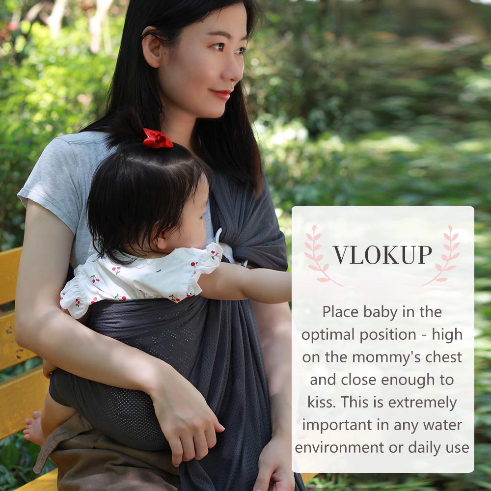 Vlokup Baby Water Ring Sling Grey