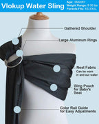 Vlokup Baby Water Ring Sling Grey